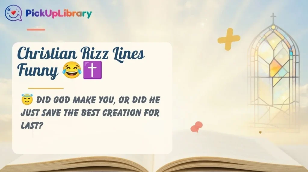 Christian Rizz Lines Funny 