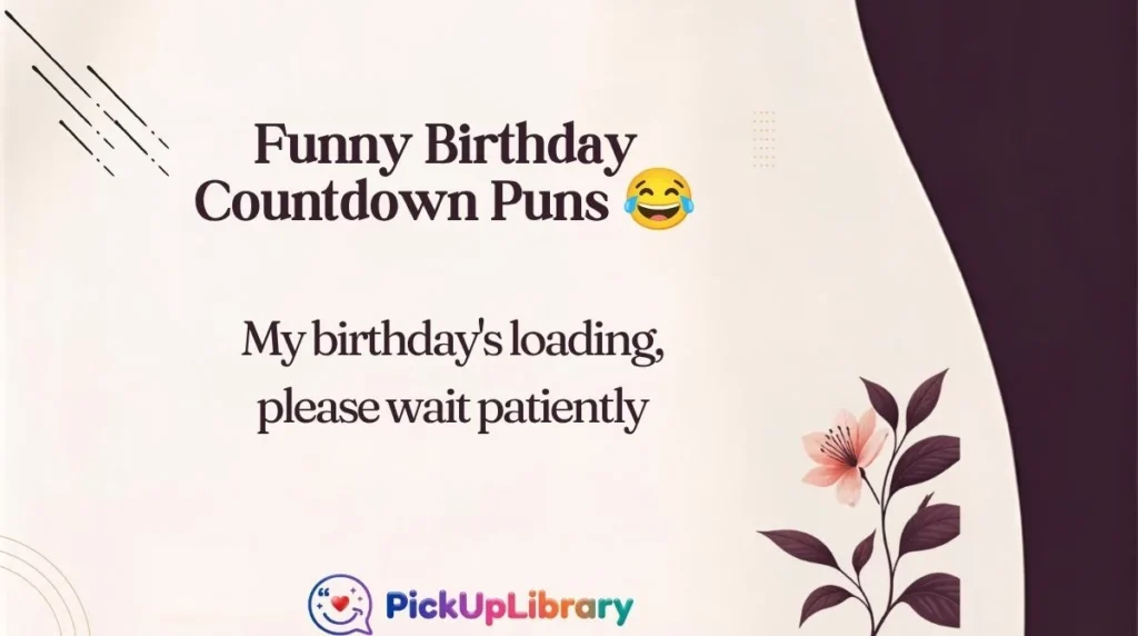 Funny Birthday Countdown Puns 😂