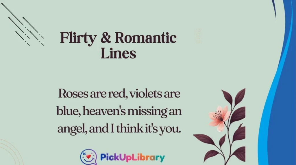Flirty & Romantic Lines