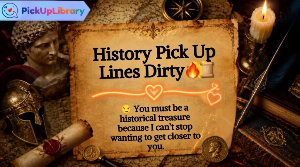 History Pick Up Lines Dirty 🔥📜