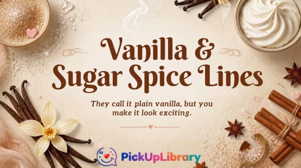Vanilla & Sugar Spice Lines