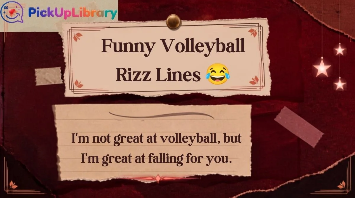 Funny Volleyball Rizz Lines 