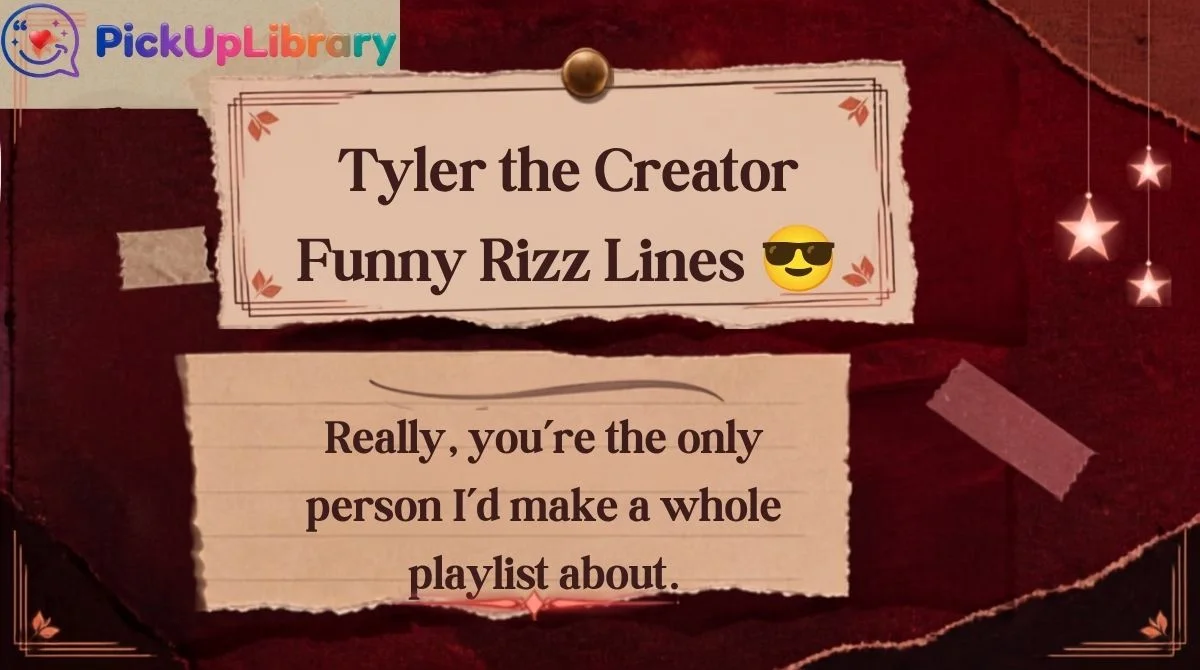 Tyler the Creator Funny Rizz Lines 😎