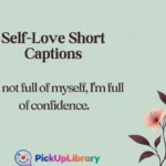 Self-Love Short Captions