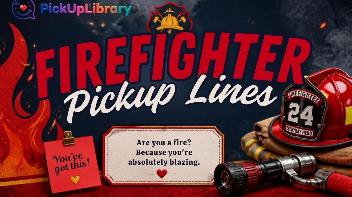 Firefighter Pickup Lines