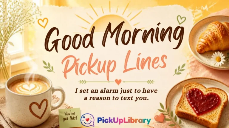 Good Morning Pickup Lines