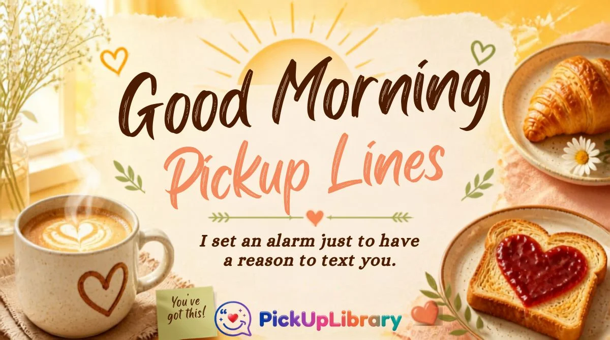 Good Morning Pickup Lines