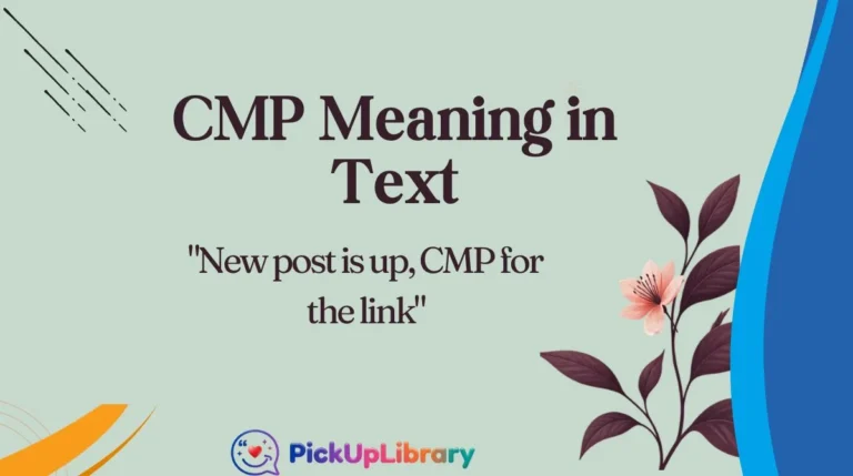 CMP Meaning in Text