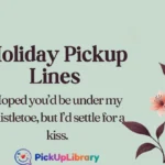 Holiday Pickup Lines